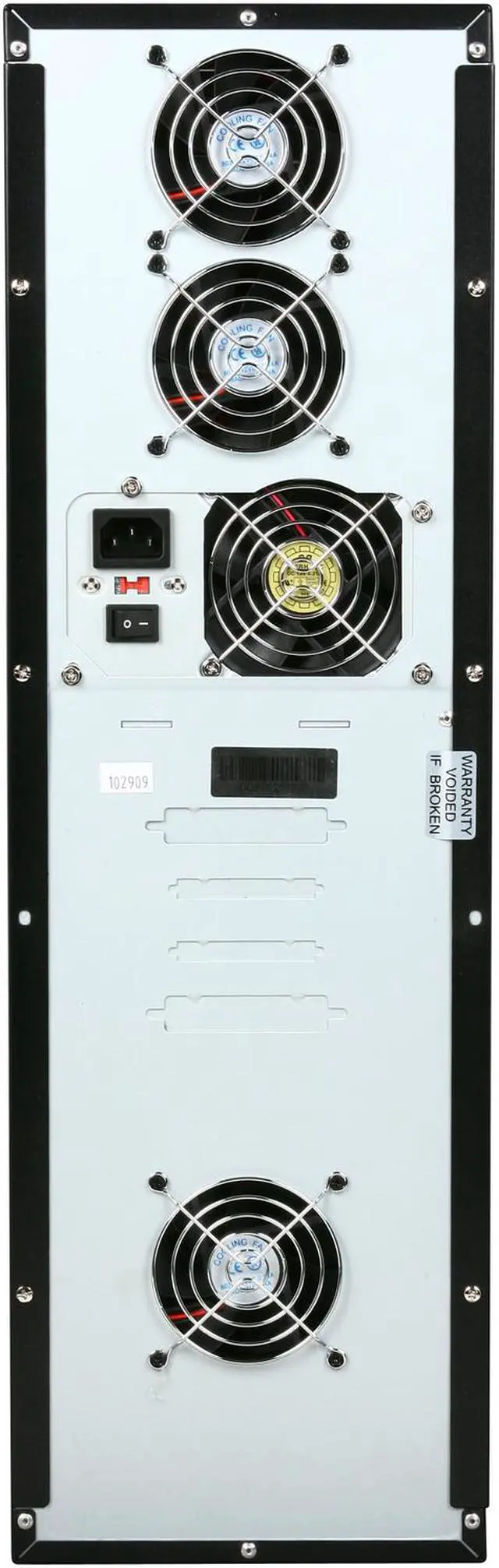 Alt view image 4 of 5 - VINPOWER Black 1 to 11 24X DVD+R 8X DVD+RW 12X DVD+R DL 24X DVD-R 6X DVD-RW 48X CD-R 32X CD-RW Econ Series SATA 24X DVD/CD Tower Duplicator Model Econ-S11T-DVD-BK