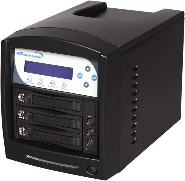 Main image of VINPOWER Black 1 to 2 Hard Drive Duplicator Model HDDShark-2T-BK