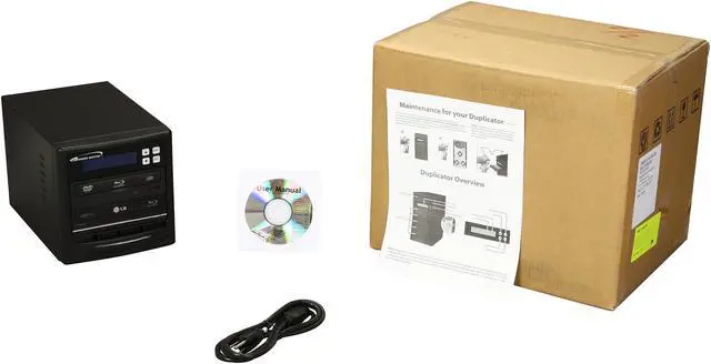 Alt view image 5 of 5 - VINPOWER Black 1 to 1 16X DVD+R 8X DVD+RW 4X DVD+R DL 16X DVD-R 6X DVD-RW 48X CD-R 24X CD-RW Econ Series SATA Blu-ray/DVD/CD Duplicators Model Econ-S1T-BD-NR