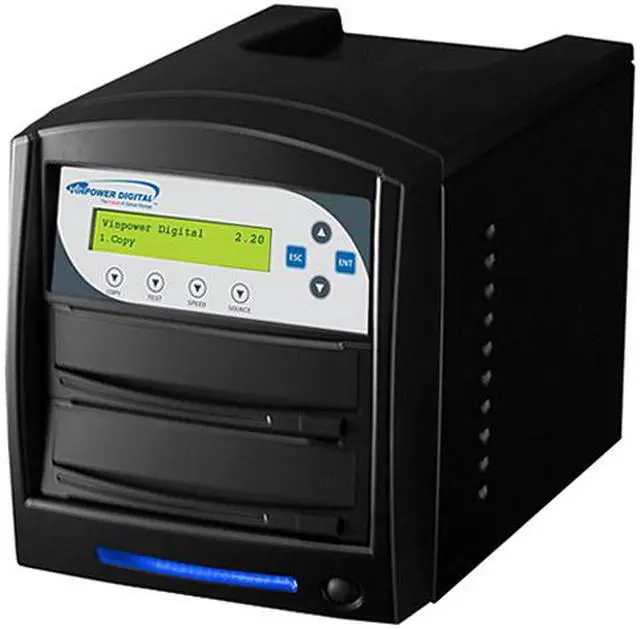 Main image of VINPOWER Black 1 to 1 22X DVD+R 8X DVD+RW 12X DVD+R DL 22X DVD-R 6X DVD-RW 48X CD-R 32X CD-RW Karaoke Mix Pro CD+G/DVD/CD Disc Duplicator Copier with 320GB HDD Model KARAOKE-S1T-BK