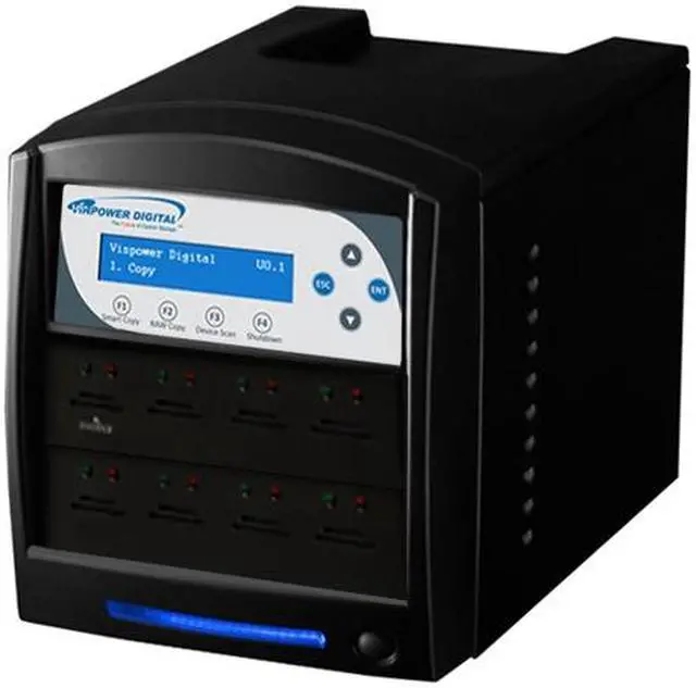 Main image of VINPOWER 1 to 7 SDShark SD & MicroSD Duplicator Model SDShark-7T-BK