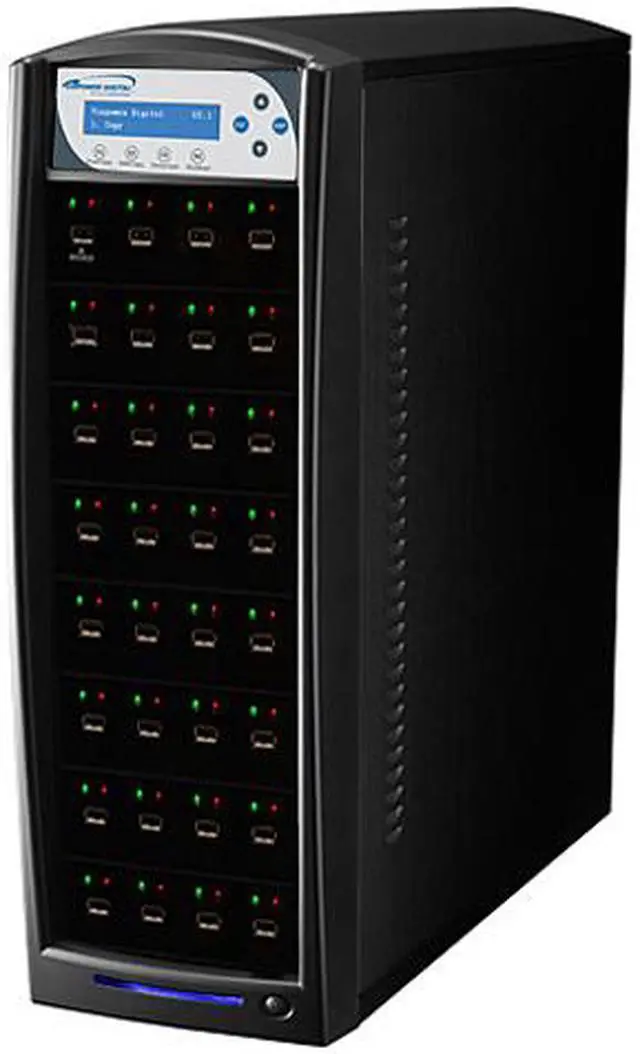 Main image of VINPOWER Black 1 to 39 USBShark USB Flash Copy Tower Duplicator Model USBSHARK-39T-BK