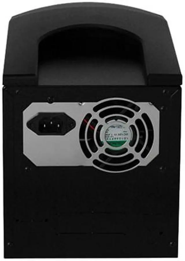 Alt view image 4 of 4 - VINPOWER Black 1 to 1 12X DVD+R 8X DVD+RW 12X DVD+R DL 24X DVD-R 6X DVD-RW 40X CD-R 32X CD-RW SharkCopier DVD/CD Tower Duplicator Model SHARK-S1T-BK