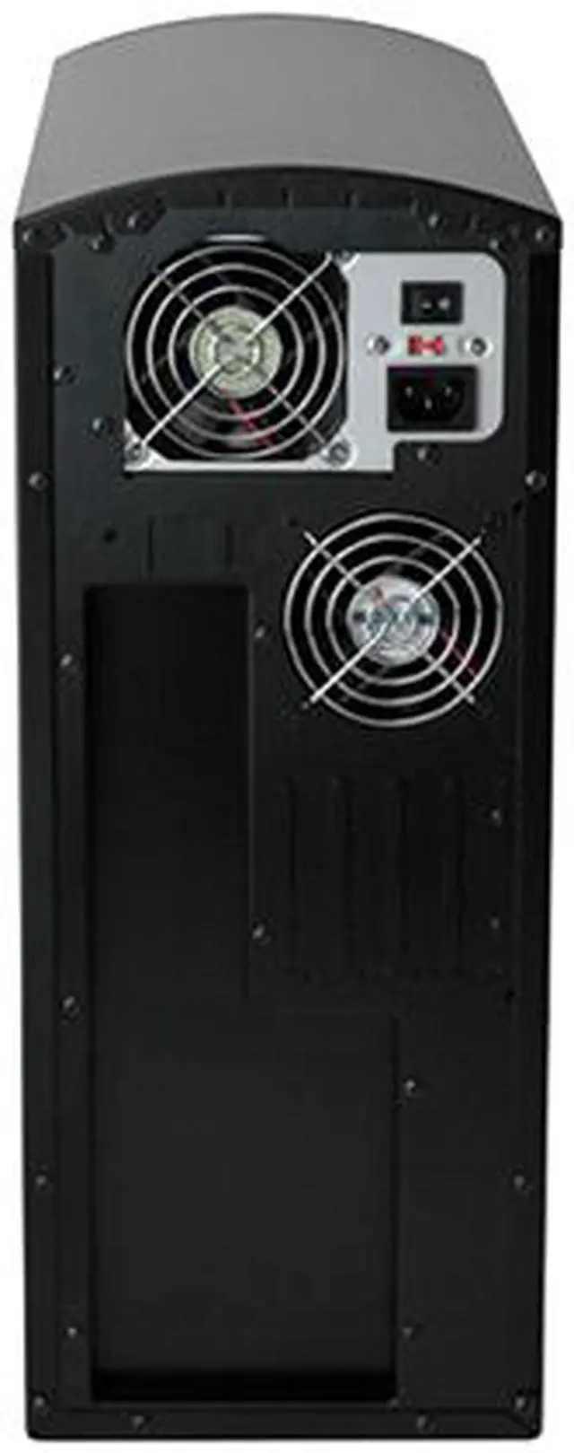 Alt view image 4 of 4 - VINPOWER Black 1 to 6 12X DVD+R 8X DVD+RW 12X DVD+R DL 24X DVD-R 6X DVD-RW 40X CD-R 32X CD-RW SharkCopier DVD/CD Tower Duplicator with 320GB Hard Drive Model SHARK-S6T-BK