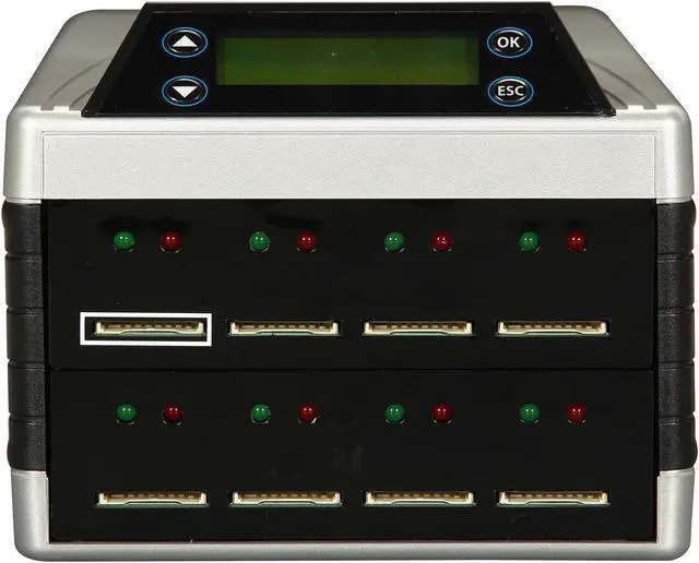 Alt view image 2 of 5 - ILY Black 1 to 7 Secure Digital Tower Duplicator Model S07-ETNE