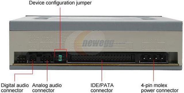 Alt view image 3 of 5 - PHILIPS Black 20X DVD+R 8X DVD+RW 8X DVD+R DL 20X DVD-R 8X DVD-RW 12X DVD-RAM 16X DVD-ROM 48X CD-R 24X CD-RW 48X CD-ROM 2MB Cache IDE interface (ATAPI) DVD Burner