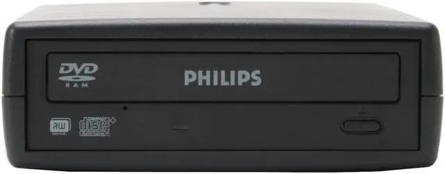 Alt view image 2 of 6 - PHILIPS USB 2.0 External 20X DVD±R DVD Drive with 12X DVD-RAM Model SPD3600CC