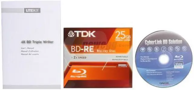 Alt view image 4 of 5 - LITE-ON Black 4X BD-R 2X BD-RE 12X DVD+R 4X BD-ROM SATA 4X Blu-ray Burner DH-4B1S-08