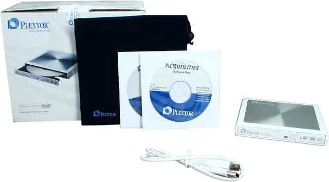 Alt view image 5 of 5 - PLEXTOR USB 2.0 External CD/DVD Drive Model PX-610U