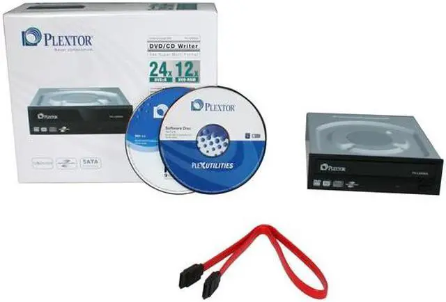 Alt view image 5 of 5 - PLEXTOR Internal DVD Super Multi 24X DVD+R 8X DVD+RW 12X DVD+R DL 24X DVD-R 6X DVD-RW 16X DVD-ROM 48X CD-R 24X CD-RW 48X CD-ROM Black SATA Model PX-L890SA LightScribe Support