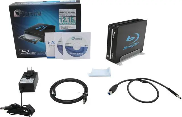 Alt view image 6 of 6 - PLEXTOR USB 3.0 / eSATA 12X Blu-ray Disc Writer Model PX-LB950UE