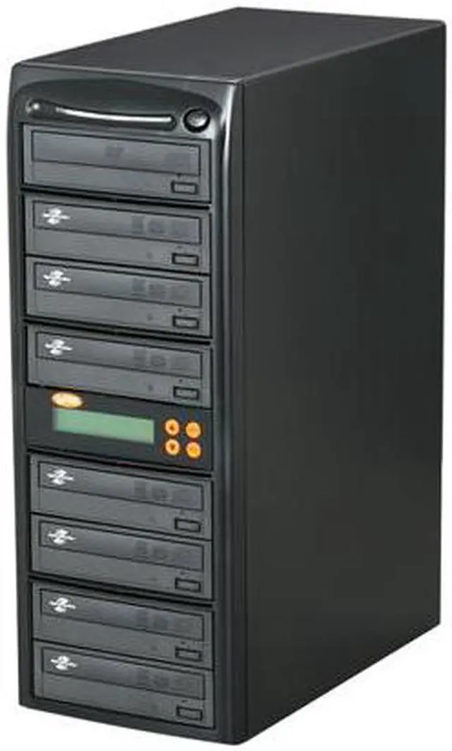 Main image of Systor 7 Burner Lightscribe 24x CD/DVD Duplicator + 250GB/HDD & USB 2.0 Model 07ALTALS22HDD