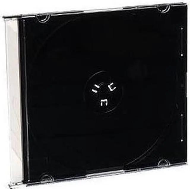 Main image of Verbatim 94868 CD/DVD Black Slim Storage Cases 200pk