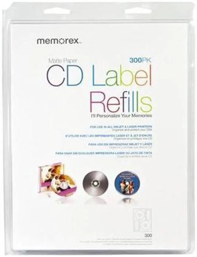 Main image of Memorex 00403 CD/DVD Labels