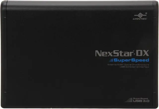 Alt view image 2 of 6 - VANTEC ST-530S3-BK Aluminum 5.25" SATA USB 3.0 External 5.25" Optical Drive Enclosure USB 3.0 External Interface