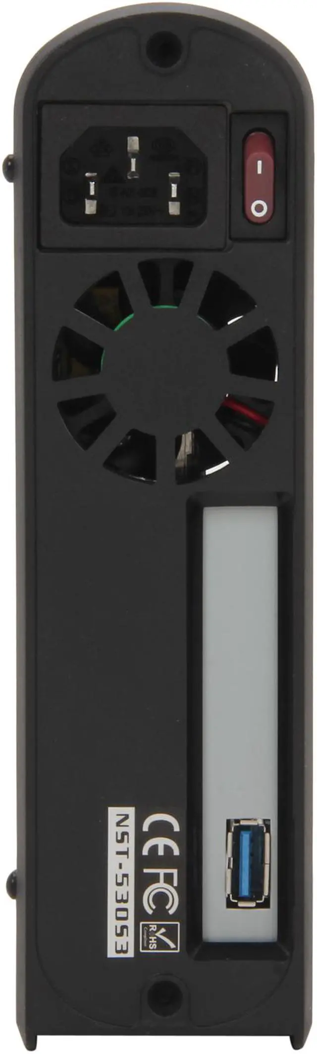 Alt view image 3 of 6 - VANTEC ST-530S3-BK Aluminum 5.25" SATA USB 3.0 External 5.25" Optical Drive Enclosure USB 3.0 External Interface