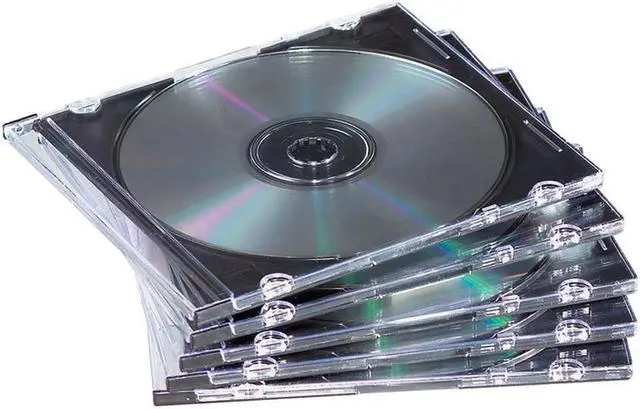 Main image of Fellowes 98335 NEATO Slim CD/DVD Jewel Cases - 100 Packs - OEM