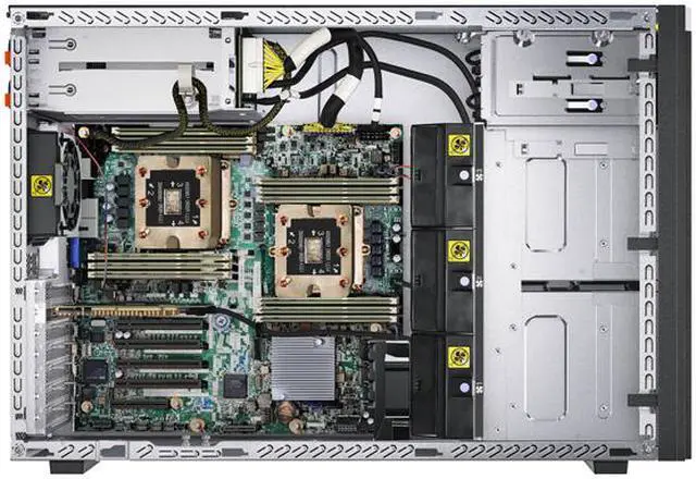 Alt view image 4 of 5 - Lenovo ThinkSystem ST550 4U Tower Xeon Silver 4208 16GB Server