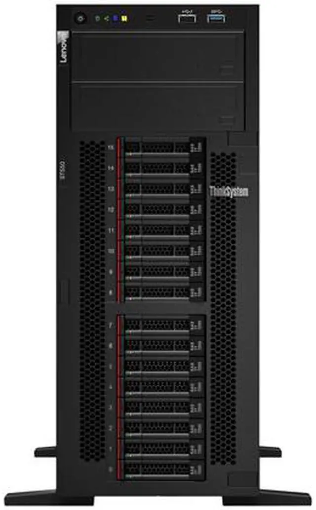 Alt view image 2 of 5 - Lenovo ThinkSystem ST550 4U Tower Xeon Silver 4208 16GB Server