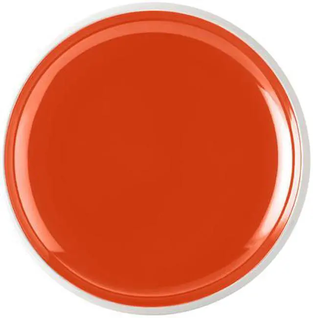 Alt view image 2 of 5 - Rachael Ray Dinnerware Rise Collection 4-Piece Stoneware Dinner Plate Set, Orange,11 inch