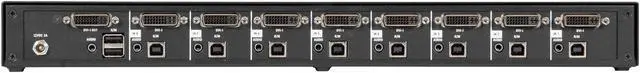 Alt view image 5 of 5 - Black Box SS8P-SH-DVI-U Secure 8-Port, Single-Head DVI-I KVM Switch with 4K Ultra-HD Support