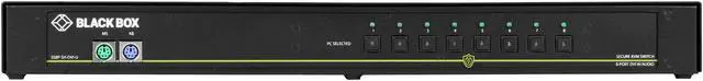 Alt view image 3 of 5 - Black Box SS8P-SH-DVI-U Secure 8-Port, Single-Head DVI-I KVM Switch with 4K Ultra-HD Support