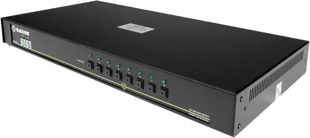 Alt view image 4 of 5 - Black Box SS8P-SH-DVI-U Secure 8-Port, Single-Head DVI-I KVM Switch with 4K Ultra-HD Support