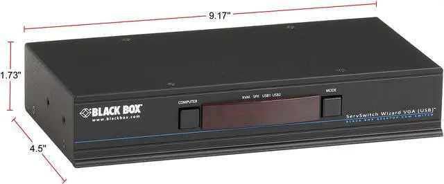Alt view image 2 of 3 - Black Box ServSwitch Wizard VGA, USB, Single-Head Video