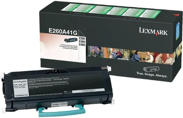 Main image of Lexmark E260A41G Return Program Toner Cartridge - Black