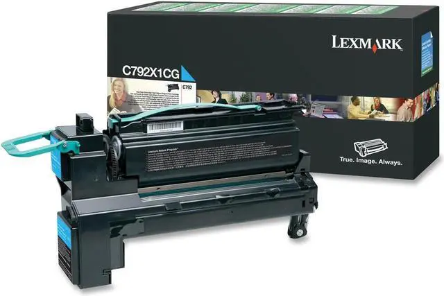 Main image of Lexmark C792X1CG Extra High Yield Return Program Toner Cartridge - Cyan