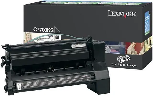 Main image of Lexmark C7700KS Return Program Toner Cartridge - Black
