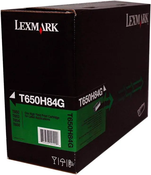 Main image of Lexmark T650H84G High Yield Toner Cartridge - Black