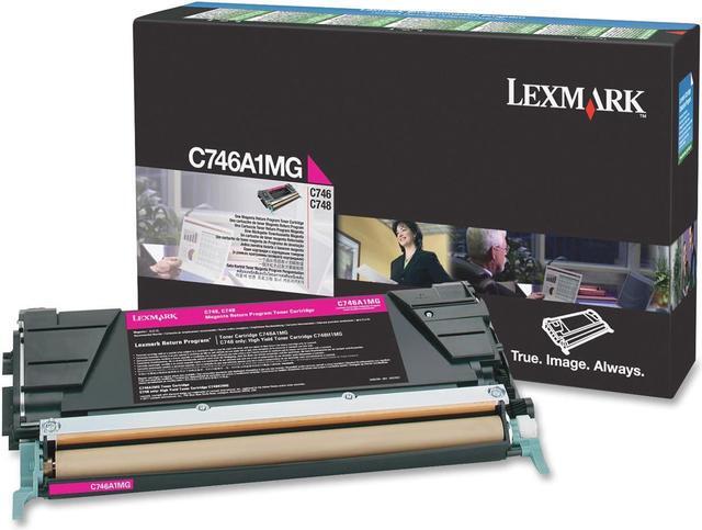 Main image of Lexmark C746A1MG Return Program Toner Cartridge - Magenta