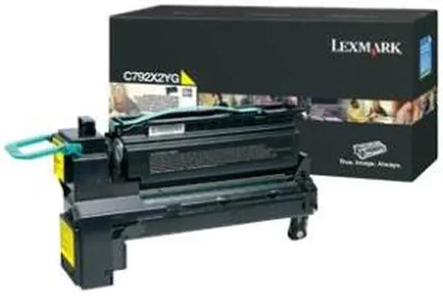 Main image of Lexmark C792X2YG Extra High Yield Toner Cartridge - Yellow