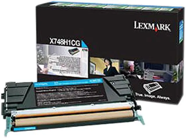 Main image of Lexmark X748H4CG High Yield Return Program Toner Cartridge - Cyan