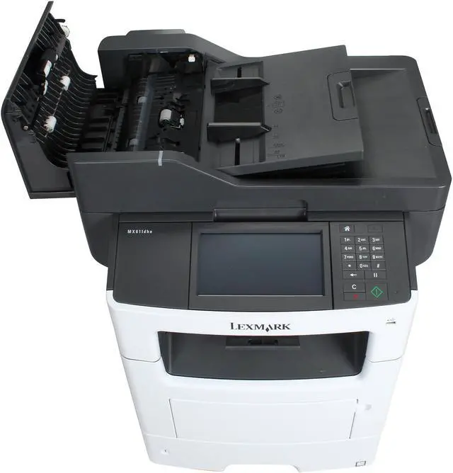 Alt view image 7 of 9 - Lexmark MX611DHE Monochrome Multifunction Laser Printer