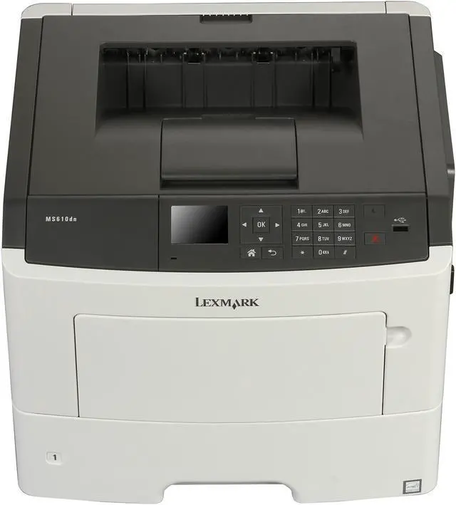 Alt view image 3 of 9 - Lexmark MS610DN Monochrome Laser Printer