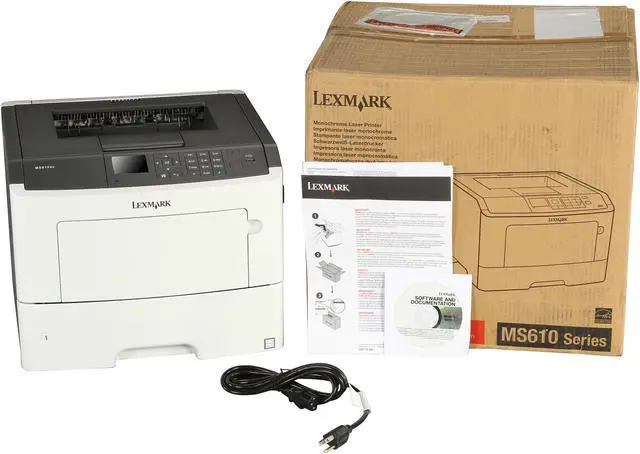 Alt view image 9 of 9 - Lexmark MS610DN Monochrome Laser Printer