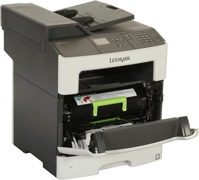 Alt view image 7 of 11 - Lexmark MX310dn (35S5700) Up to 35 ppm 1200 x 1200 dpi USB/Ethernet Monochrome Duplex Laser Printer