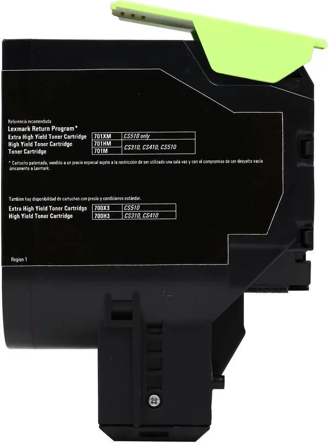 Alt view image 7 of 7 - Lexmark 70C1HM0 High Yield Return Program Toner Cartridge - Magenta