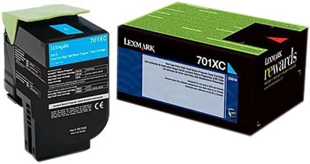Main image of Lexmark 70C1XC0 Extra High Yield Return Program Toner Cartridge - Cyan