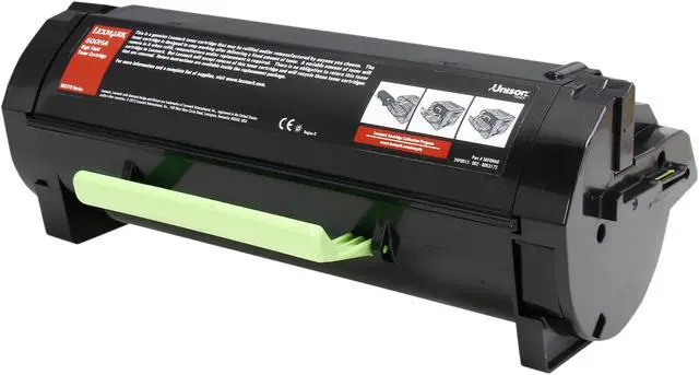 Alt view image 2 of 6 - Lexmark 50F0HA0 High Yield Toner Cartridge - Black
