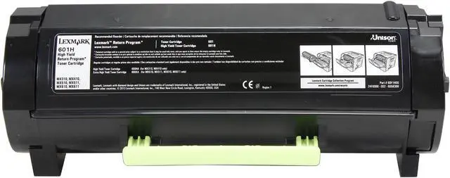 Alt view image 3 of 5 - Lexmark 60F1H00 High Yield Return Program Toner Cartridge - Black