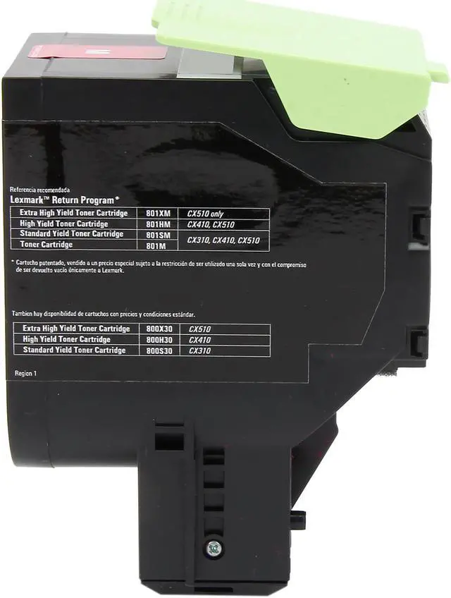 Alt view image 4 of 6 - Lexmark 80C1HM0 High Yield Return Program Toner Cartridge - Magenta