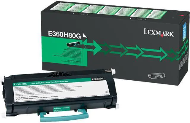 Main image of LEXMARK E360H80G High Yield Toner cartridge Black