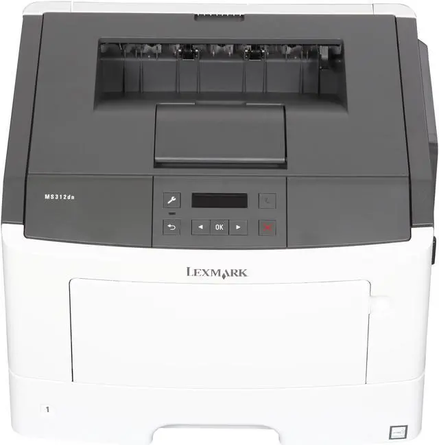 Alt view image 3 of 9 - Lexmark MS312dn Duplex 1200 dpi x 1200 dpi USB / Parallel / Ethernet Monochrome Laser Printer