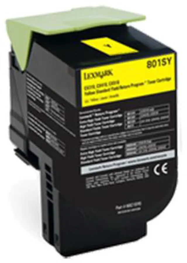 Alt view image 2 of 2 - Ninestar Technology NL801SY Toner Cartridge Alternative for Lexmark CX310dn, CX310n, CX410de, CX410dte, CX410e, CX510de, CX510dhe, CX510dthe - Yellow