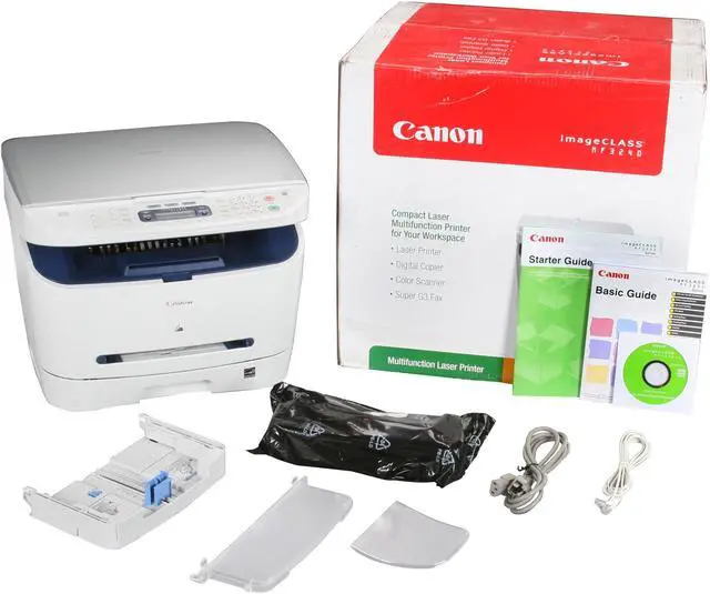 Alt view image 10 of 10 - Canon ImageClass MF3240 0989B001 MFC / All-In-One Up to 21 ppm Monochrome USB Laser Printer