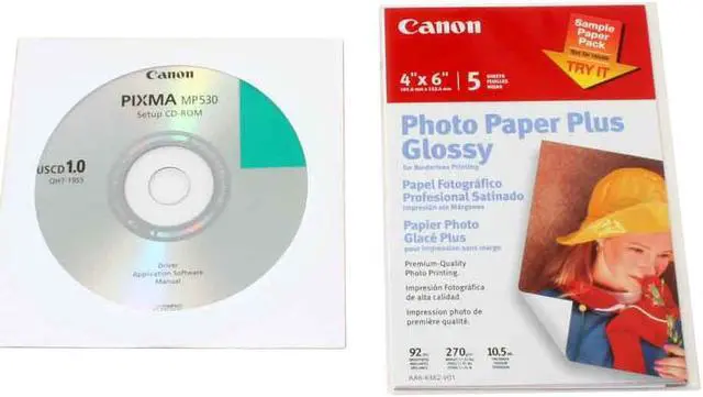 Alt view image 15 of 16 - Canon PIXMA MP530 0580B002 29 ppm (as fast as 2.1 seconds per page) Black Print Speed 9600 x 2400 dpi Color Print Quality USB Bubble Jet MFC / All-In-One Color Printer