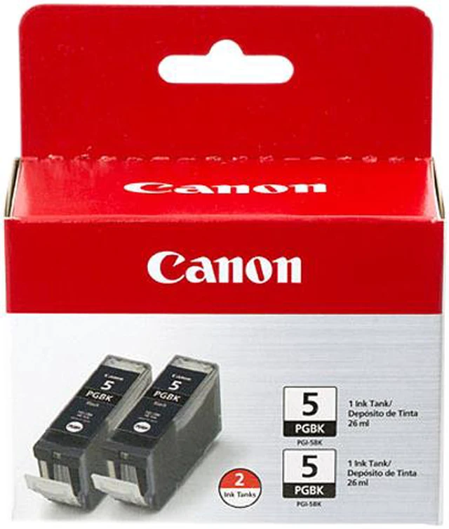 Main image of Canon PGI-5 Ink Cartridge - Dual Pack - Pigmented Black